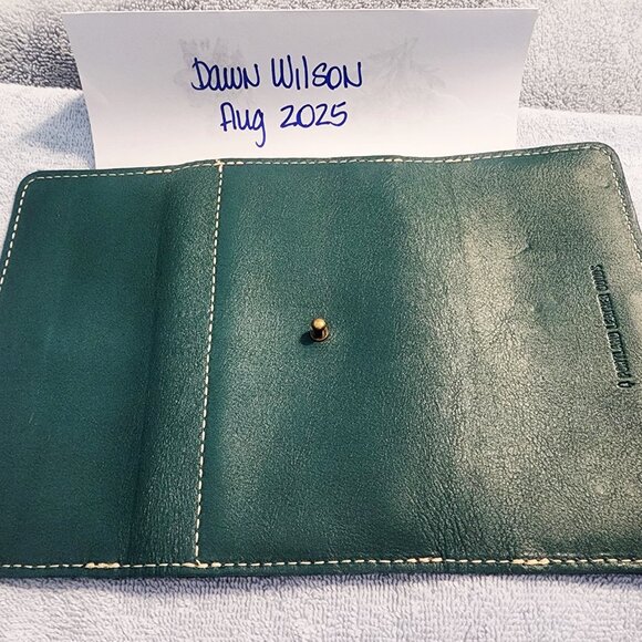 Portland Leather Goods (PLG) Trifold Wallet in Peacock - Picture 3 of 3